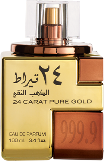 24 Carat Pure Gold Eau de Parfum 100Ml 3.4Oz (Unisex) by Lattafa Secondary image