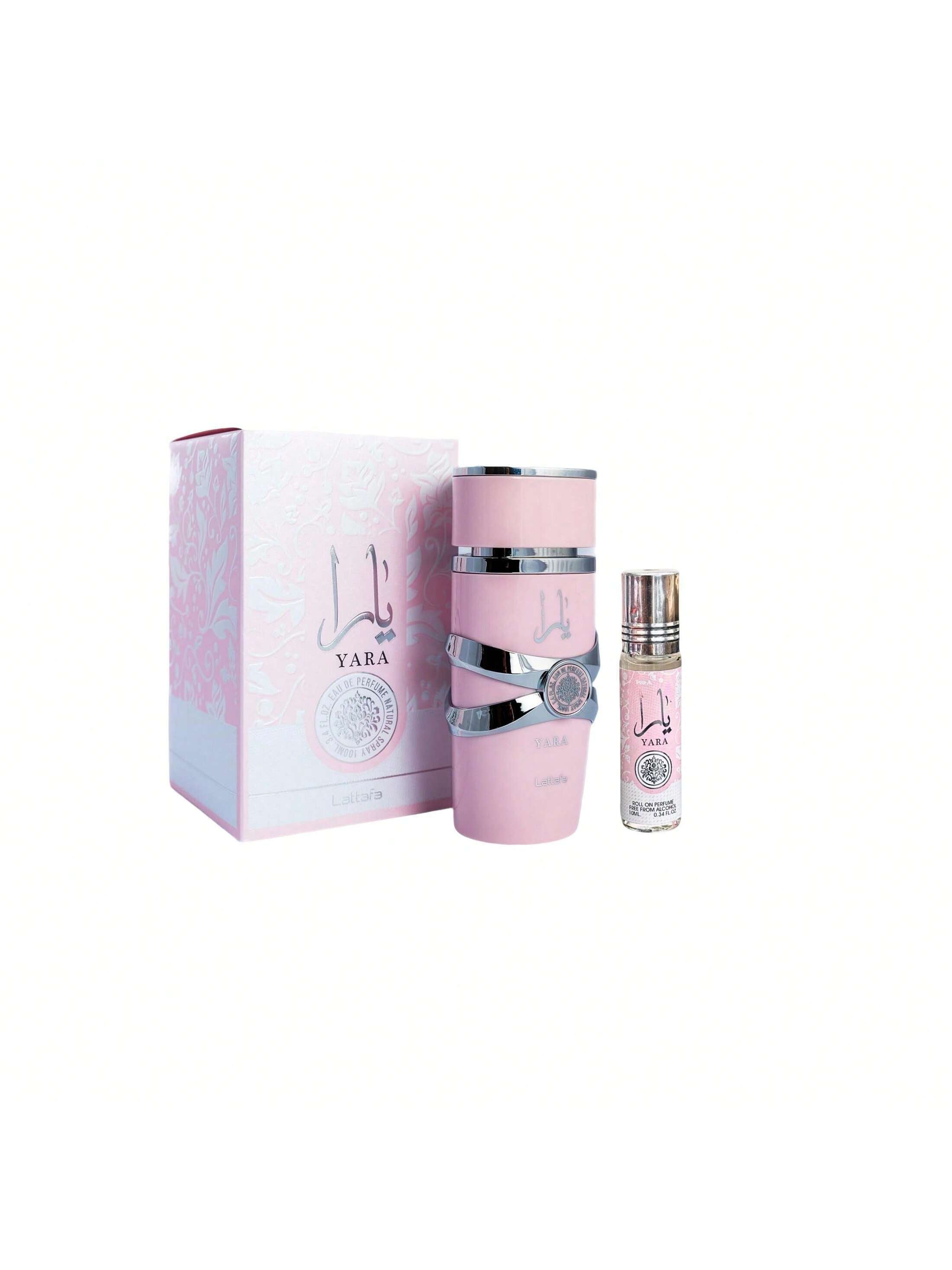 Yara EDP 100Ml by Lattafa + Yara roll on 10Ml 0.34Oz Main image