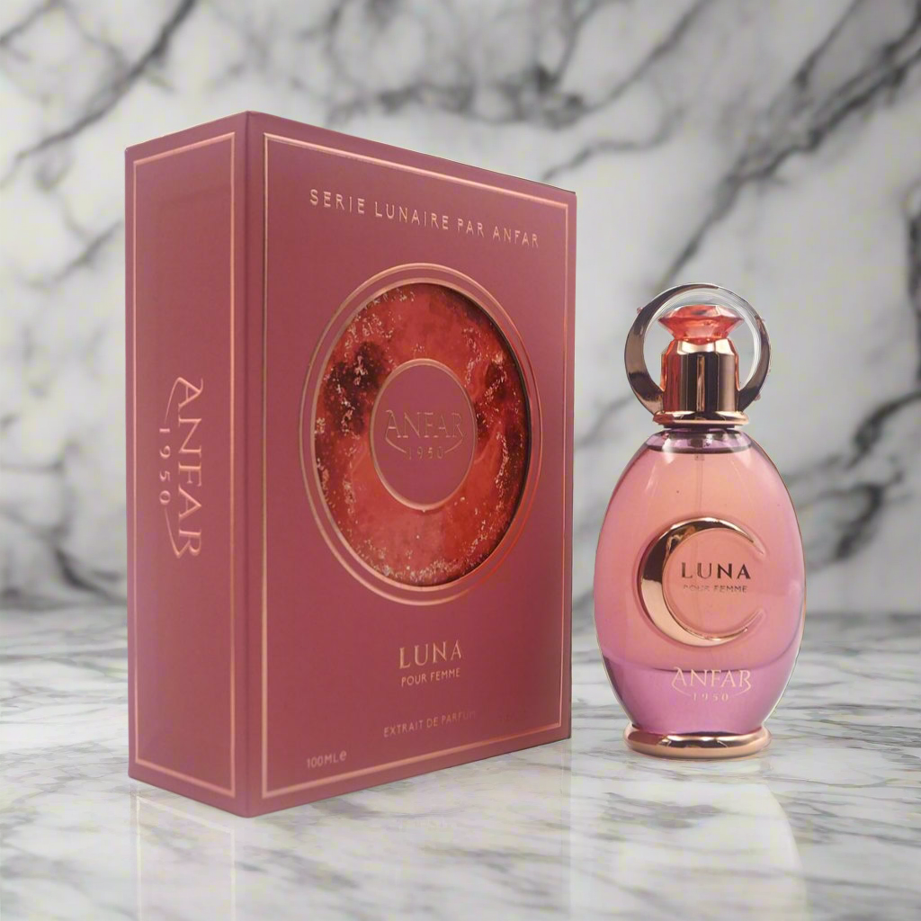 Luna Pour Femme Extrait de Parfum by Anfar 1950 100Ml 3.4Oz