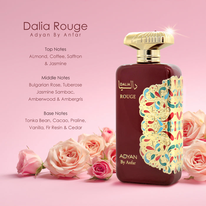 Dalia Rouge Extrait De Parfum for Women 100Ml (3.4Oz) by Adyan Secondary image